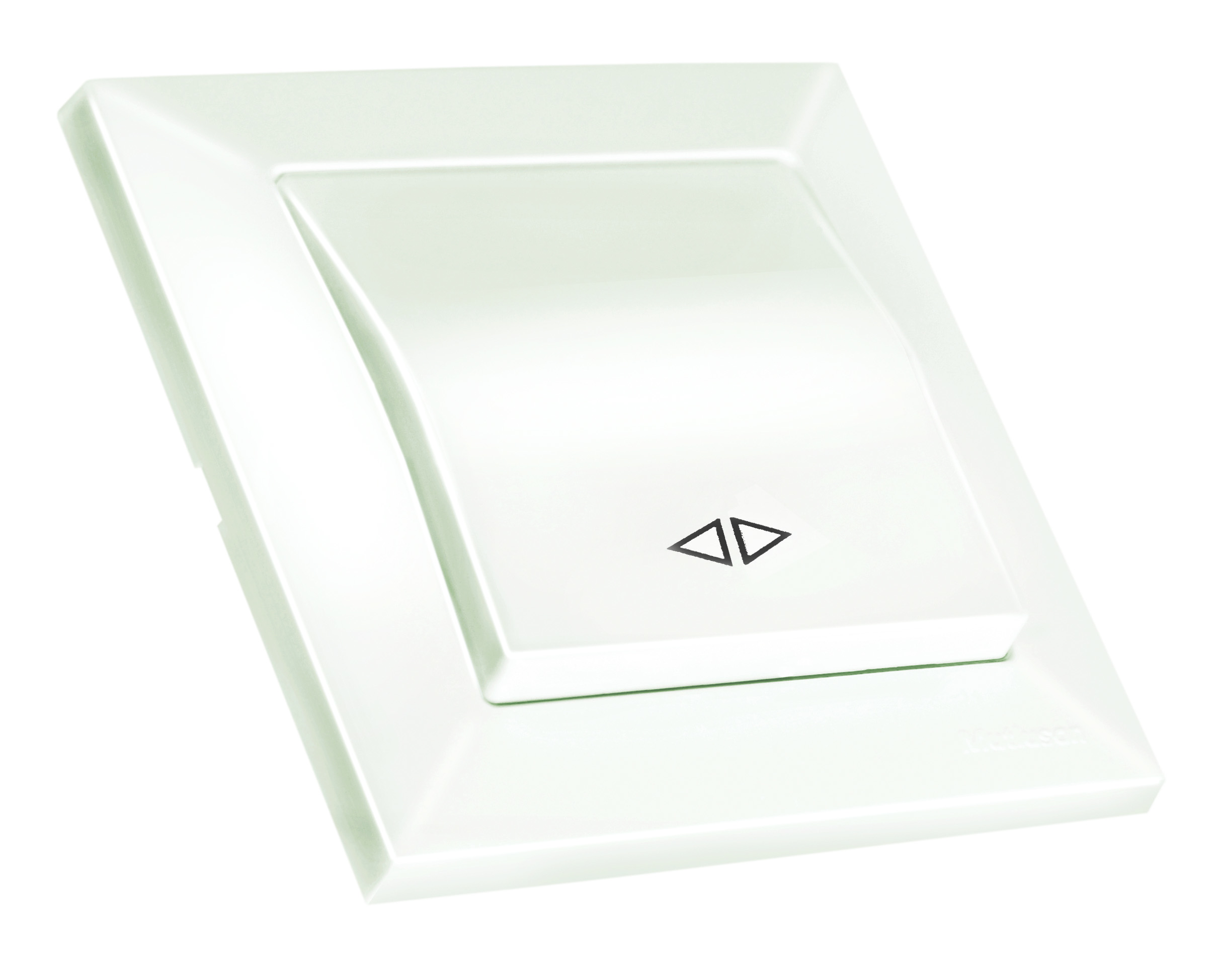 Вимикач 1 кл, перехресний, 10А, CANDELA, Mutlusan, білий, (2125 008 0101)