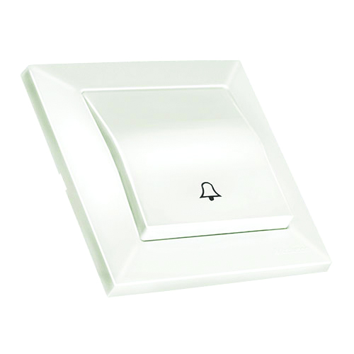 Вимикач для дзвінка, 4А, CANDELA, Mutlusan,  білий, (2125 007 0101Z)