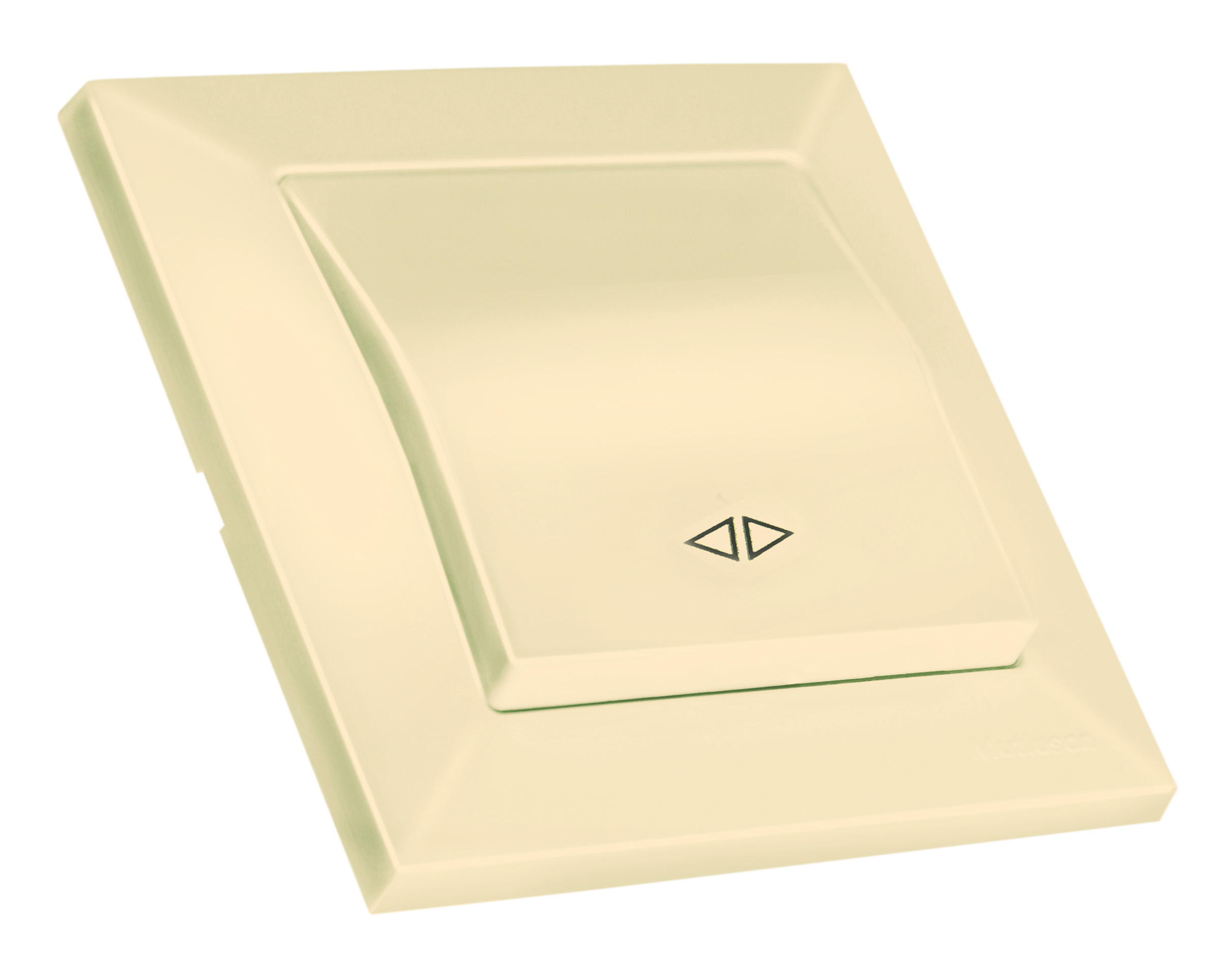 Вимикач 1 кл, перехресний, 10А, CANDELA, Mutlusan, крем, (2125 008 0102)