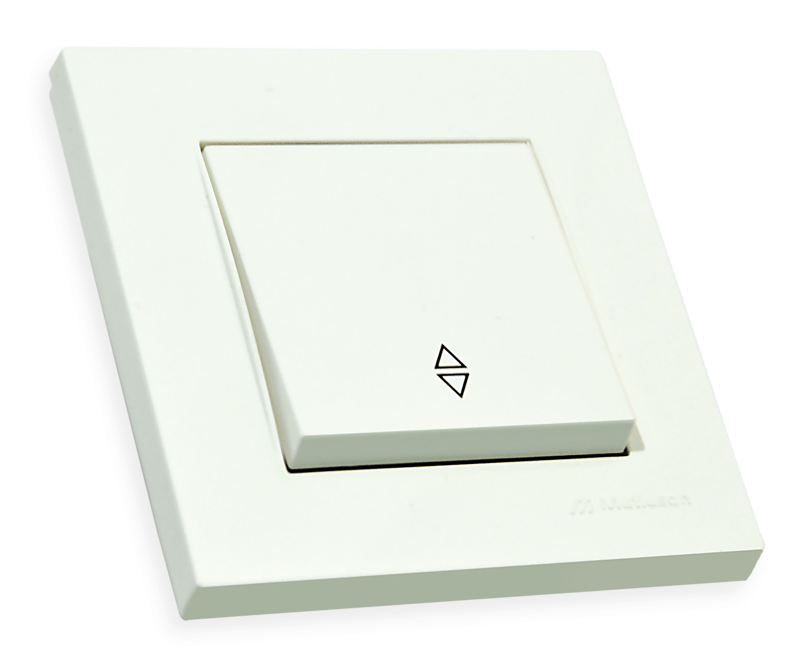 Вимикач 1 кл, прохідний, 10А, RITA, Mutlusan, білий, (2220 403 0201)