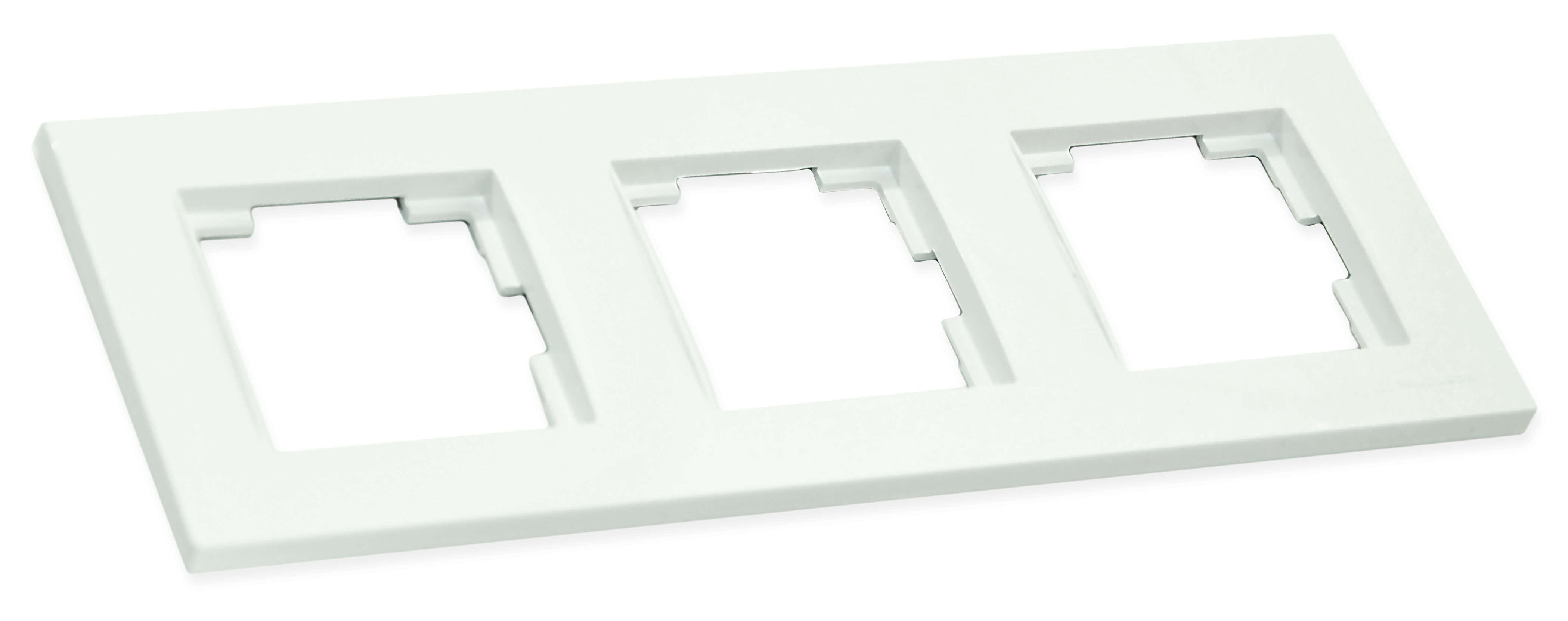 Рамка горизонтальна тримісна RITA, Mutlusan, білий, (2220 800 1301)