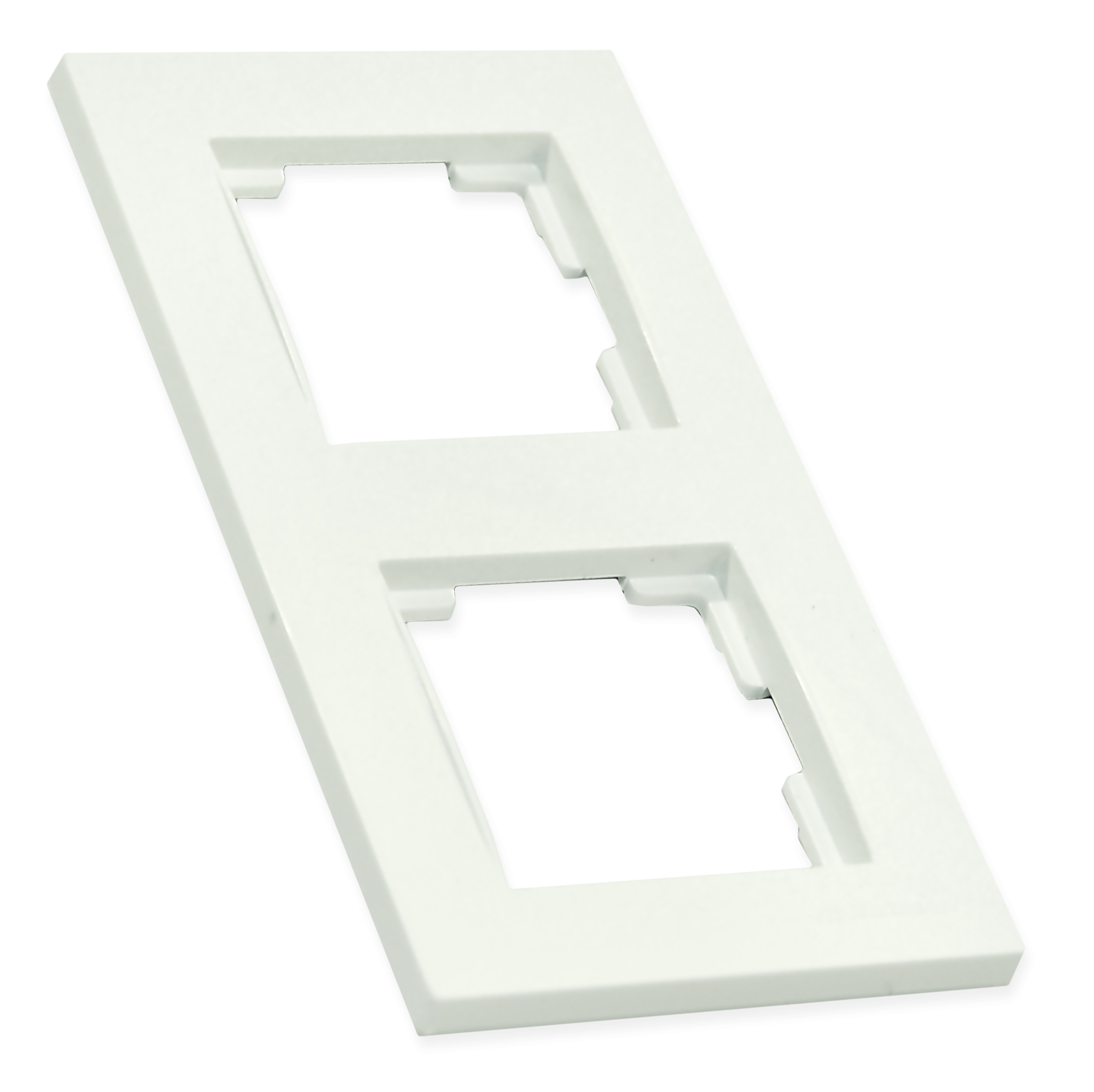 Рамка вертикальна двомісна RITA, Mutlusan, білий, (2220 800 2201)