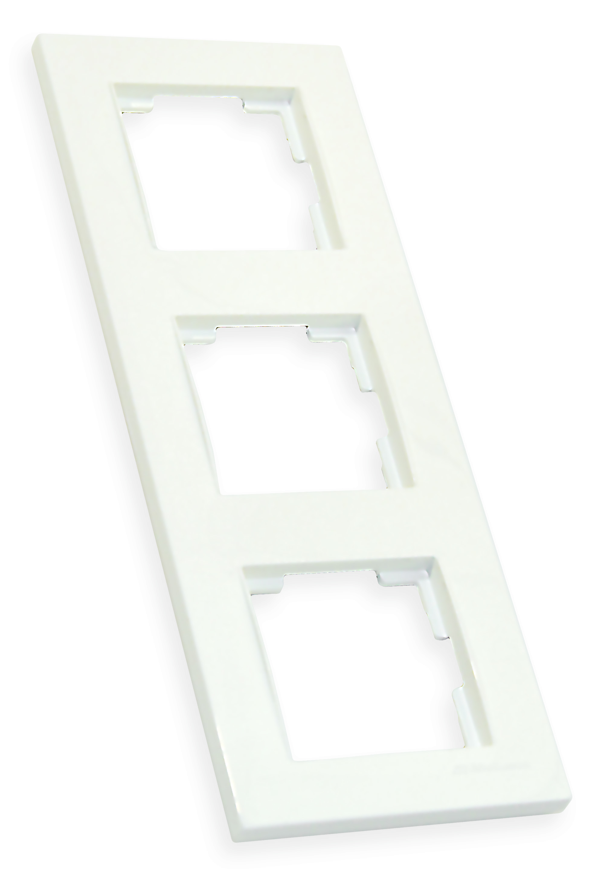 Рамка вертикальна тримісна RITA, Mutlusan, білий, (2220 800 2301)