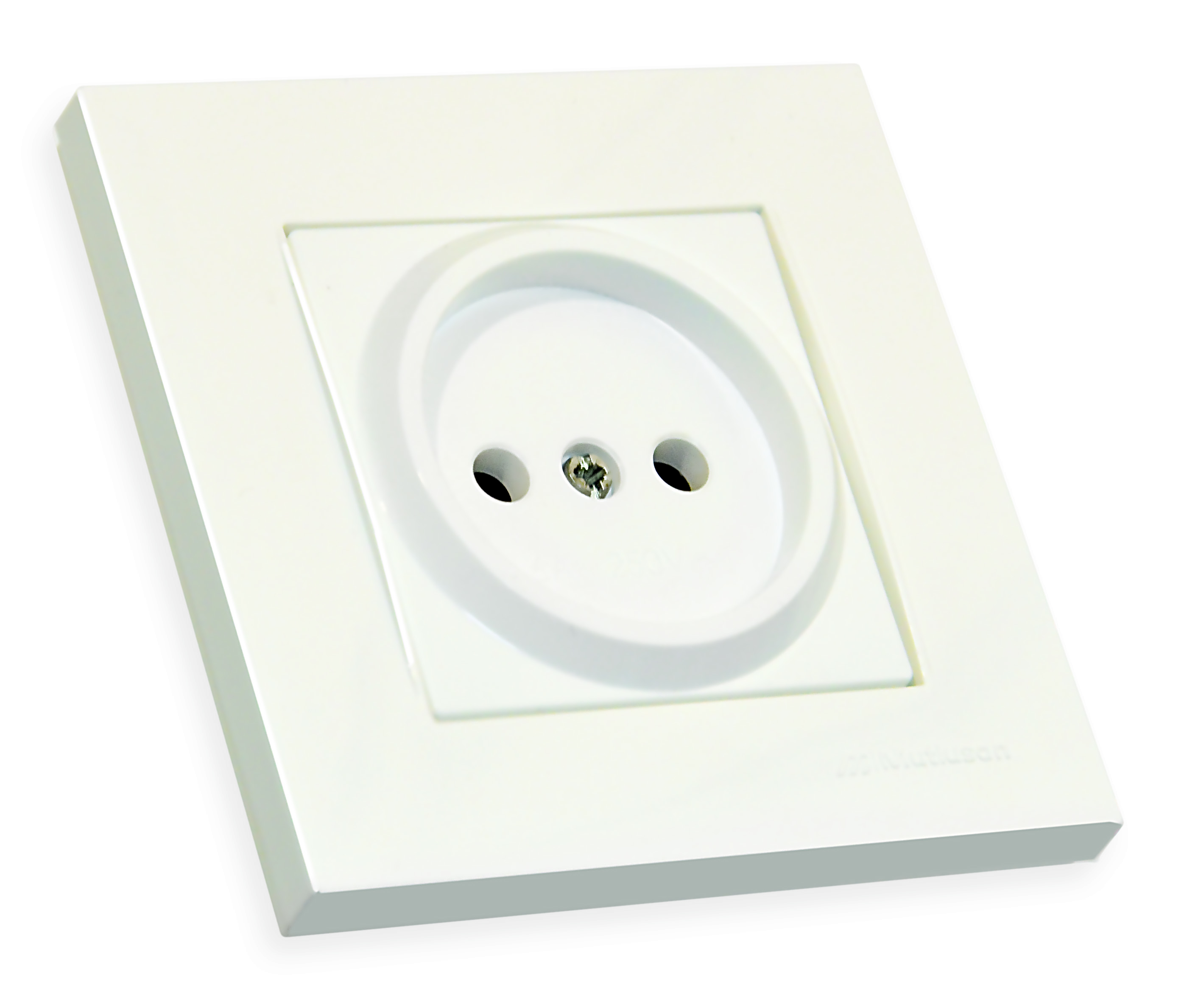 Розетка б/з, 16А, RITA, Mutlusan, білий, (2220 601 0201)