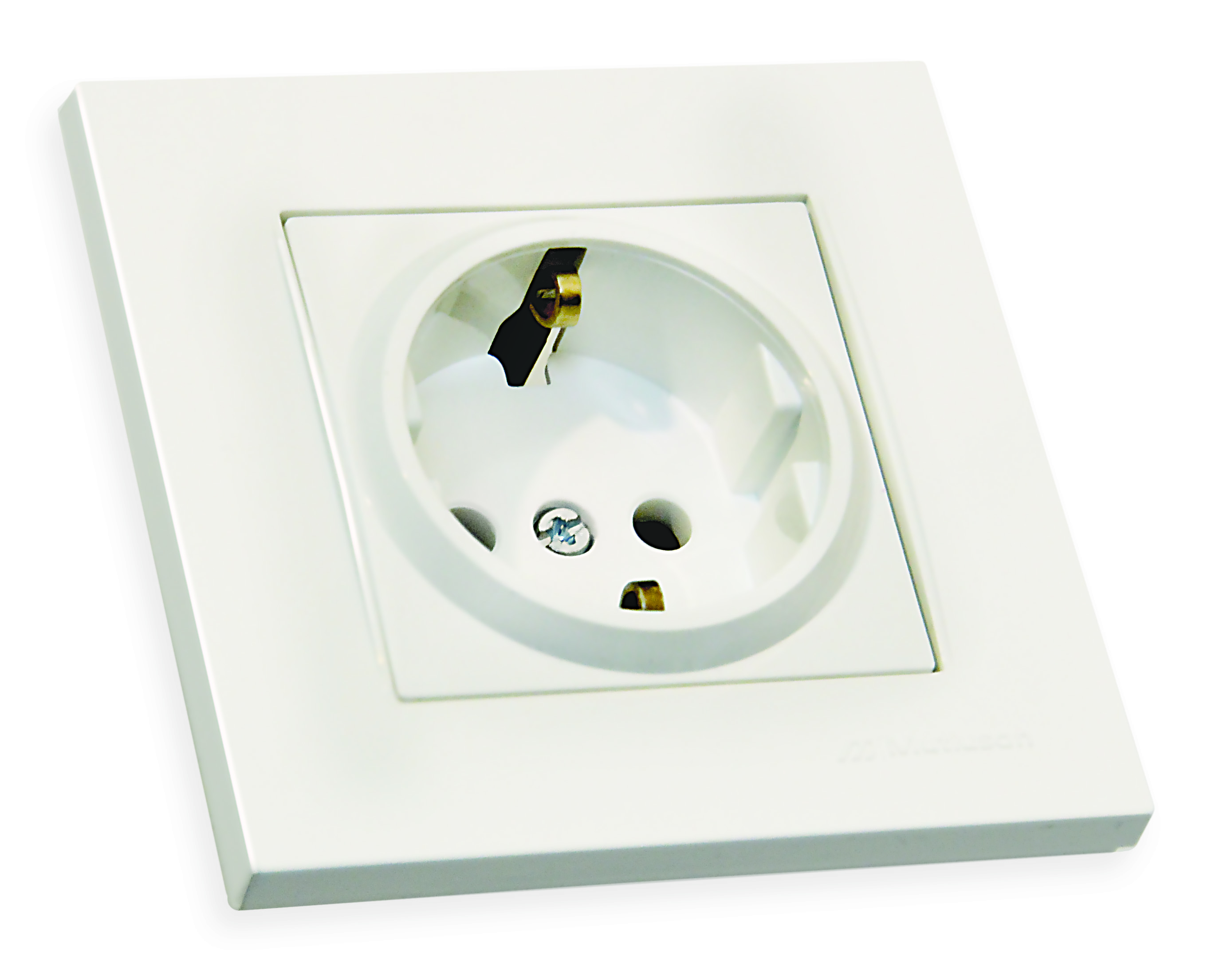 Розетка з/з, 16А, RITA, Mutlusan, білий, (2220 600 0201)