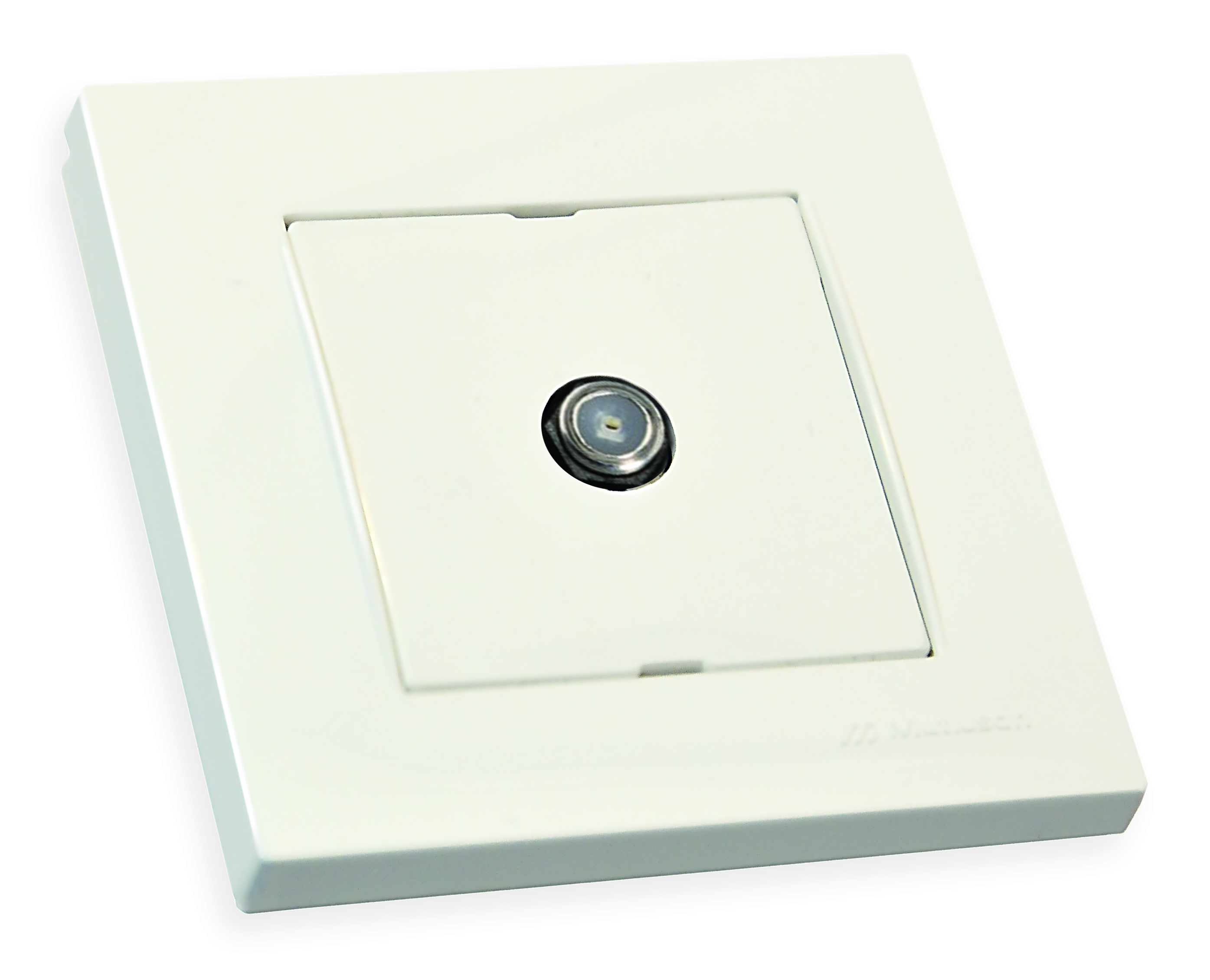 Розетка телевізійна, TV "папа" RITA, Mutlusan, білий, (2220 172 0101).