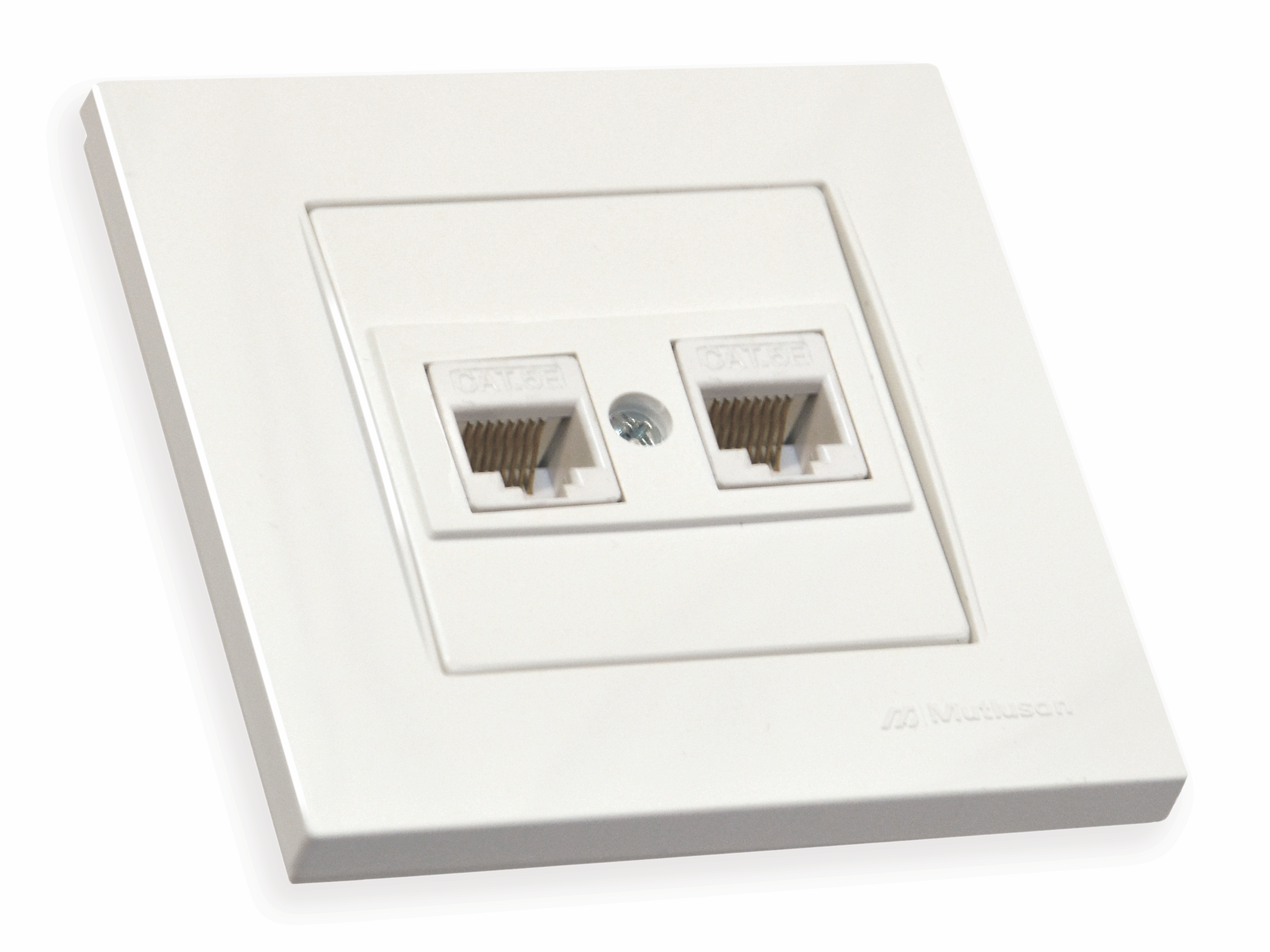 Розетка 2гн комп'ютерна, RITA, Mutlusan, білий, (2220 138 0101)