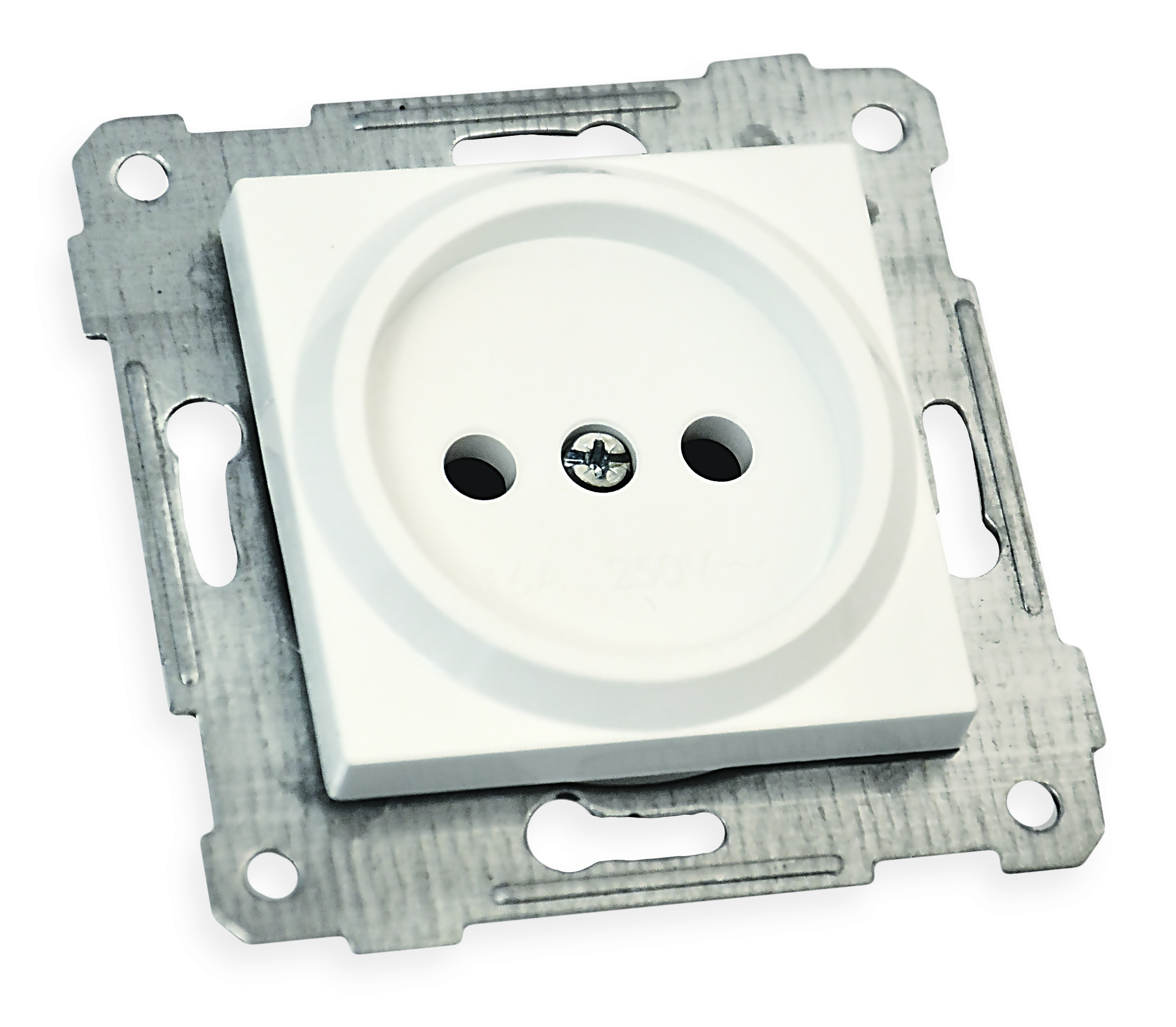 Механізм розетки б/з, 16А, RITA, Mutlusan, білий, (2200 601 0201)