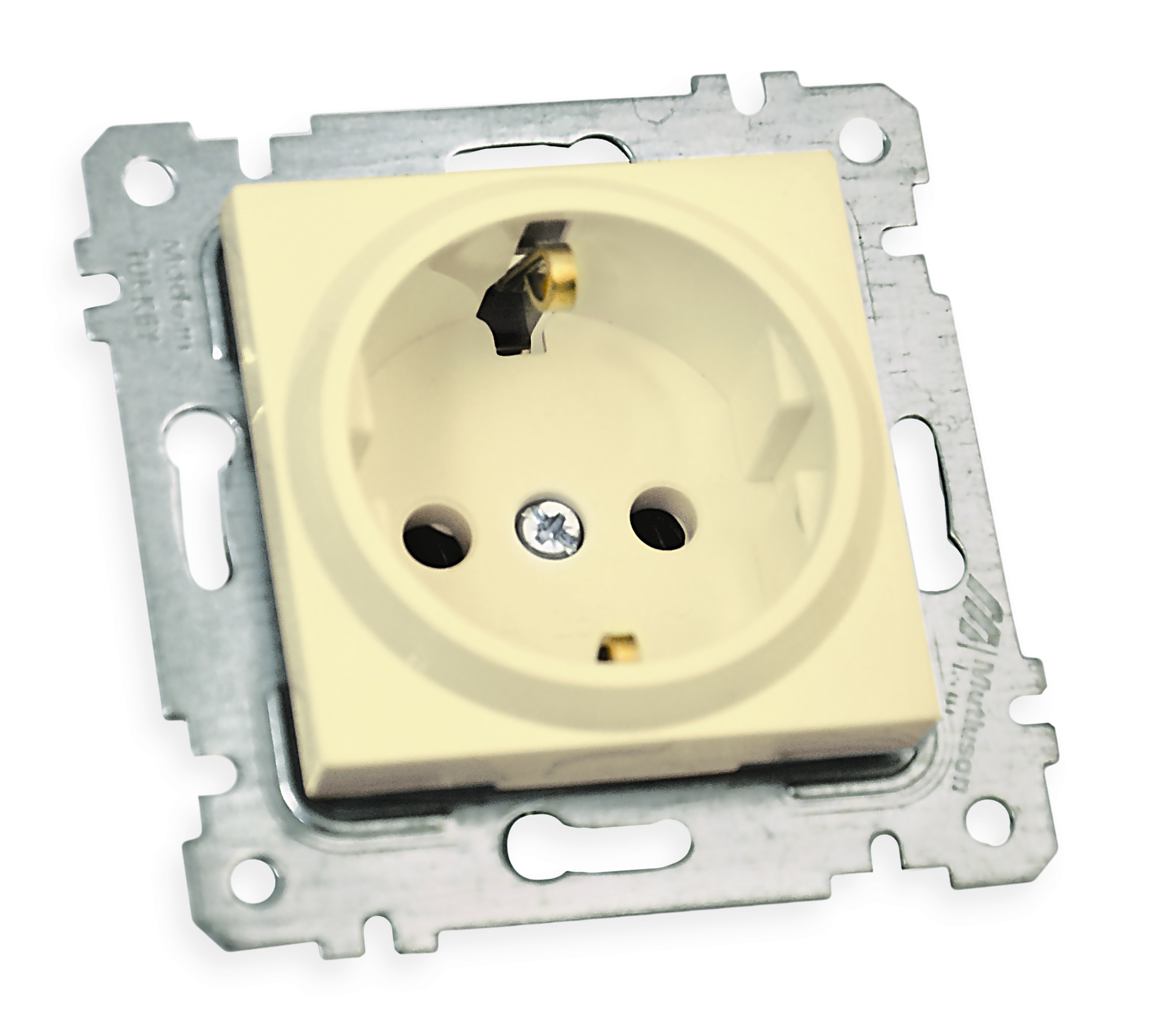 Механізм розетки з/з, 16А, RITA, Mutlusan, крем, (2200 600 0202)