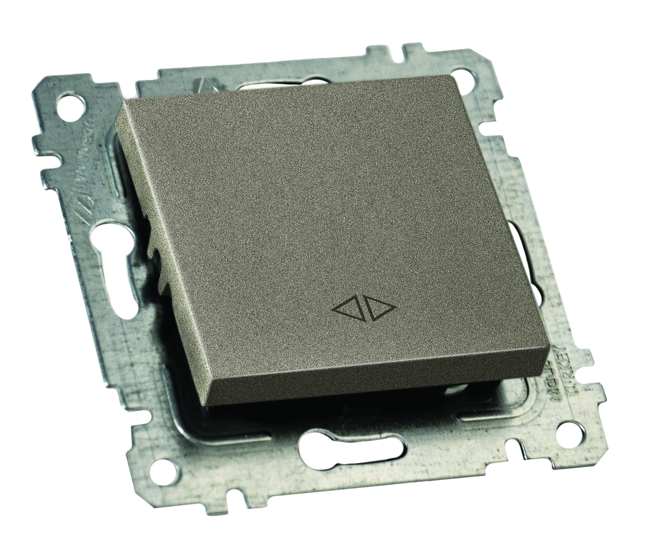 Механізм вимикача 1 кл, перехресний, 10А, RITA, Mutlusan, "графіт", (2200 408 0195)