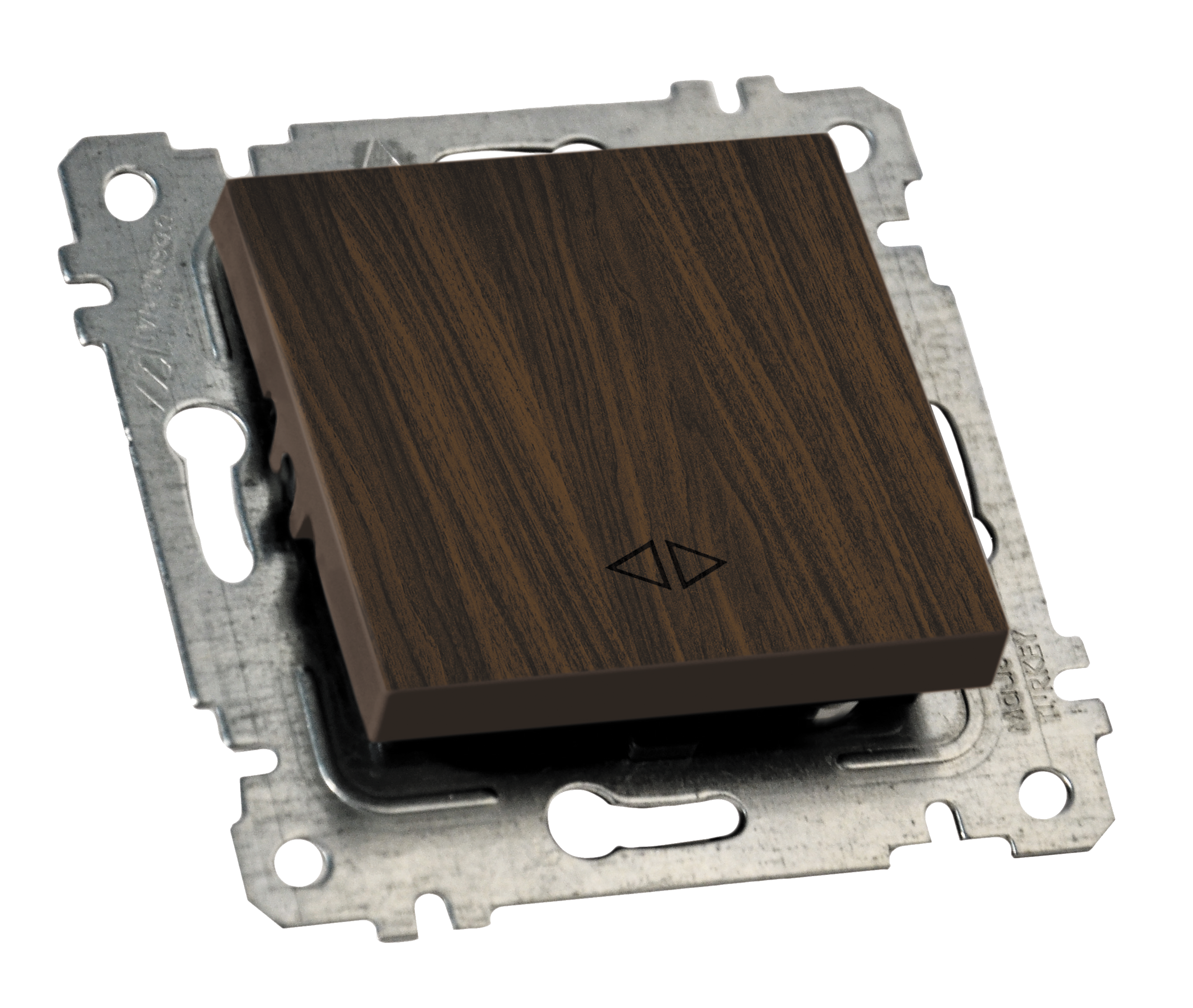 Механізм вимикача 1 кл, перехресний, 10А, RITA, Mutlusan, "горіх", (2200 408 0157)