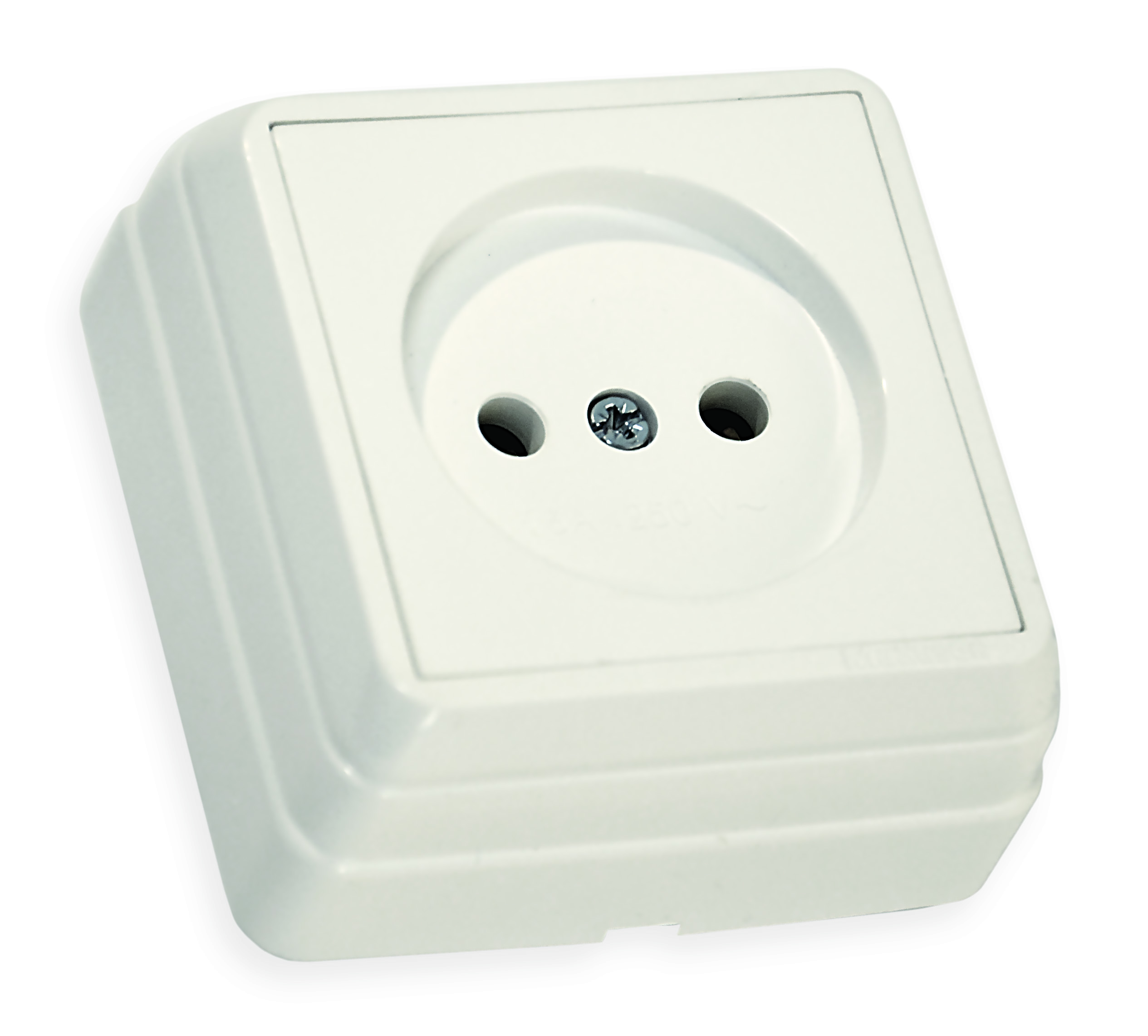 Розетка б/з, 16А, BRON, Mutlusan, білий, (2160 101 0201)