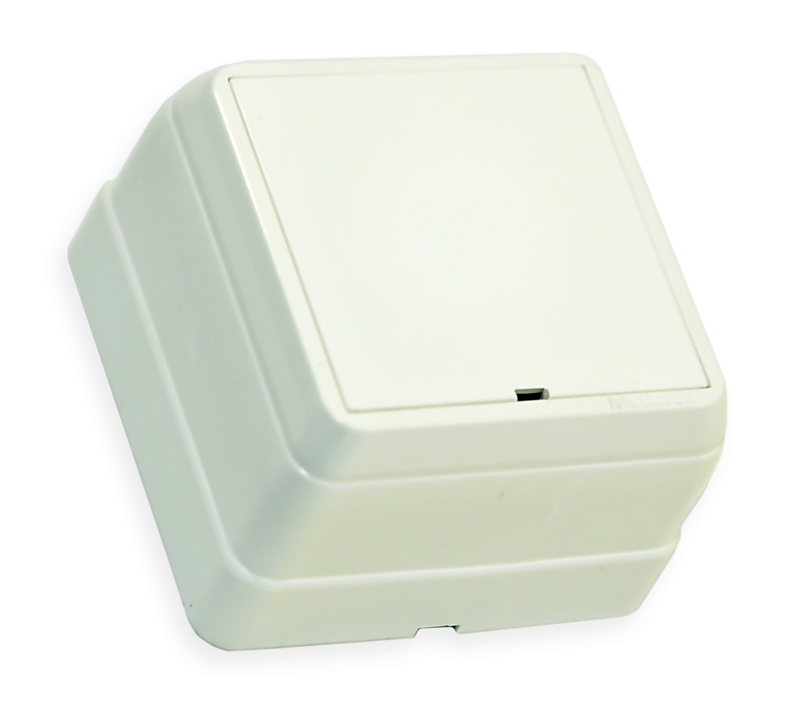 Розетка з/з, бризкозахищена, з кришкою, 16А, BRON, Mutlusan, білий (2160 110 0201)