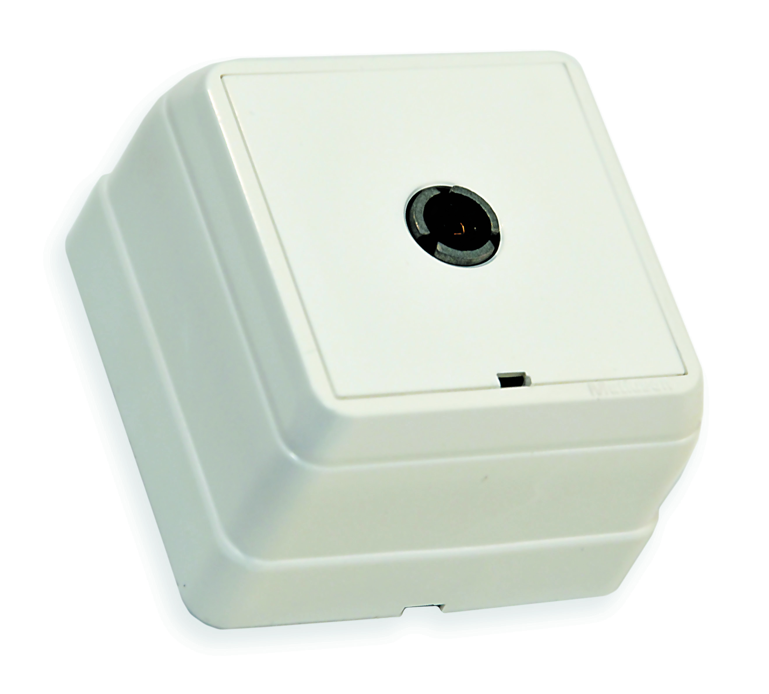 Розетка телевізійна, TV, кінцева BRON, Mutlusan, білий (2160 171 0201)