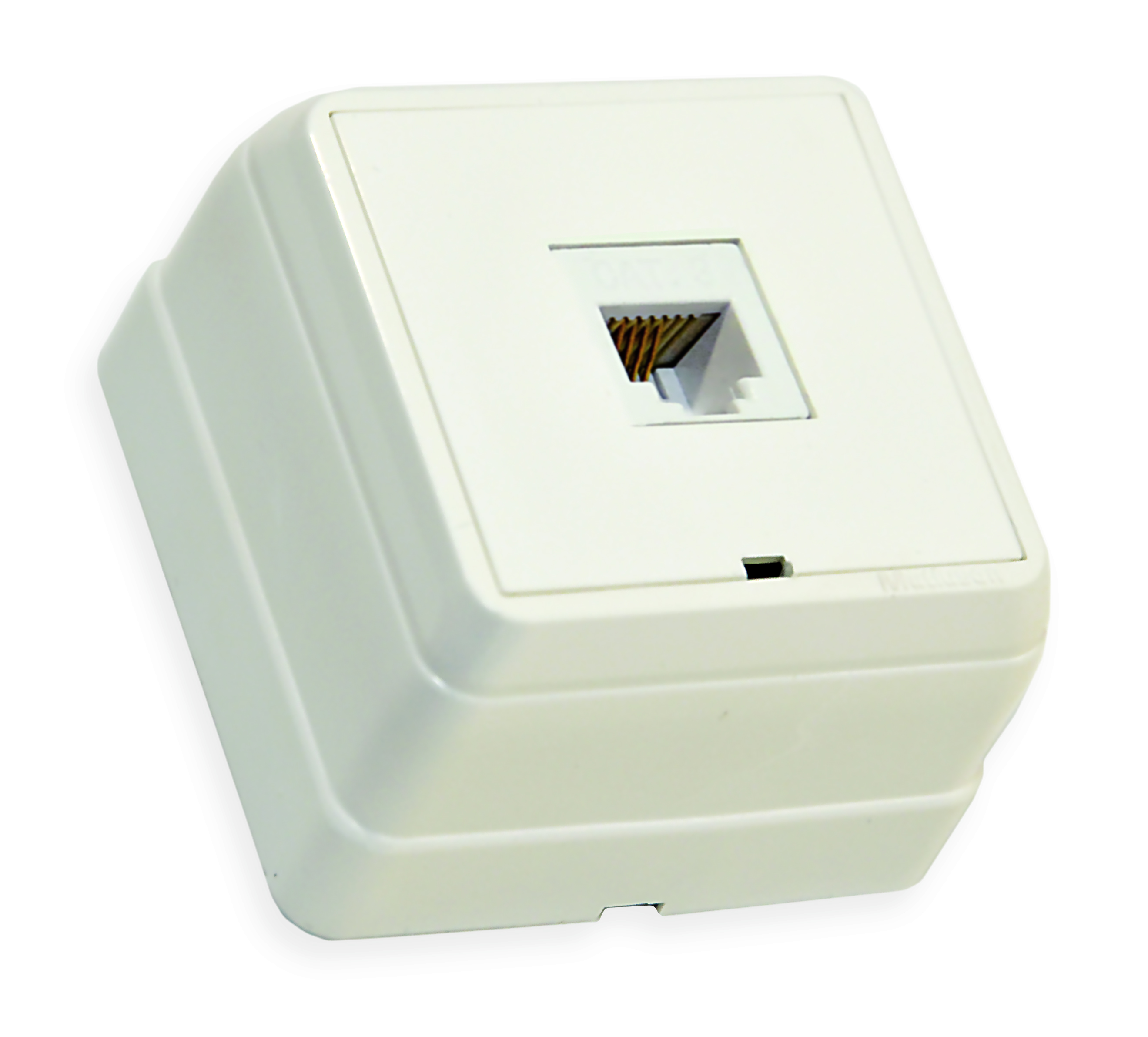 Розетка телеф. 1*Rj12, BRON, Mutlusan, білий, (2160 125 0201)