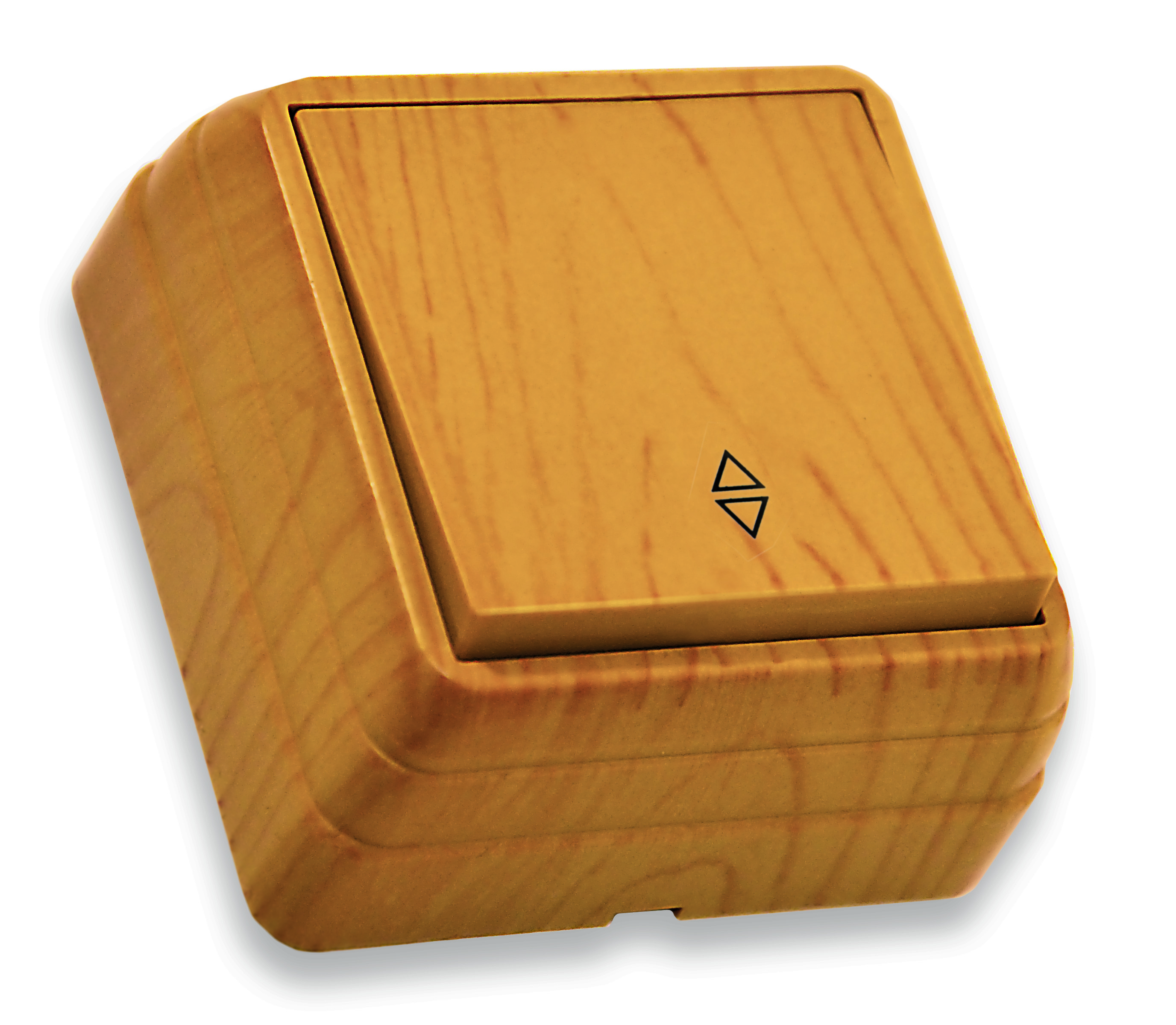 Вимикач 1 кл, прохідний, 10А, BRON, Mutlusan, "дуб", (2160 303 0258)