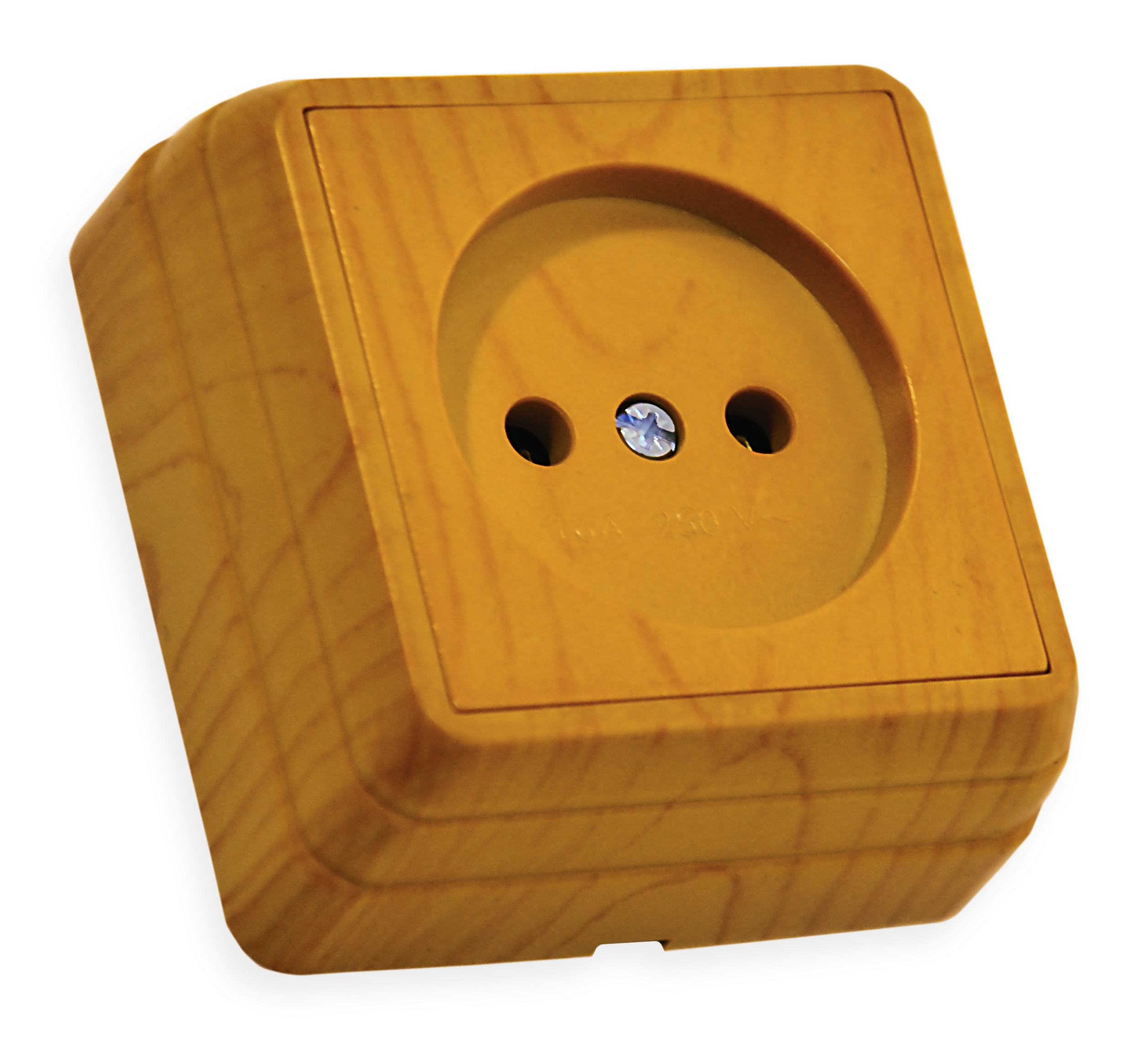 Розетка б/з, 16А, BRON, Mutlusan, дуб, (2160 101 0258)