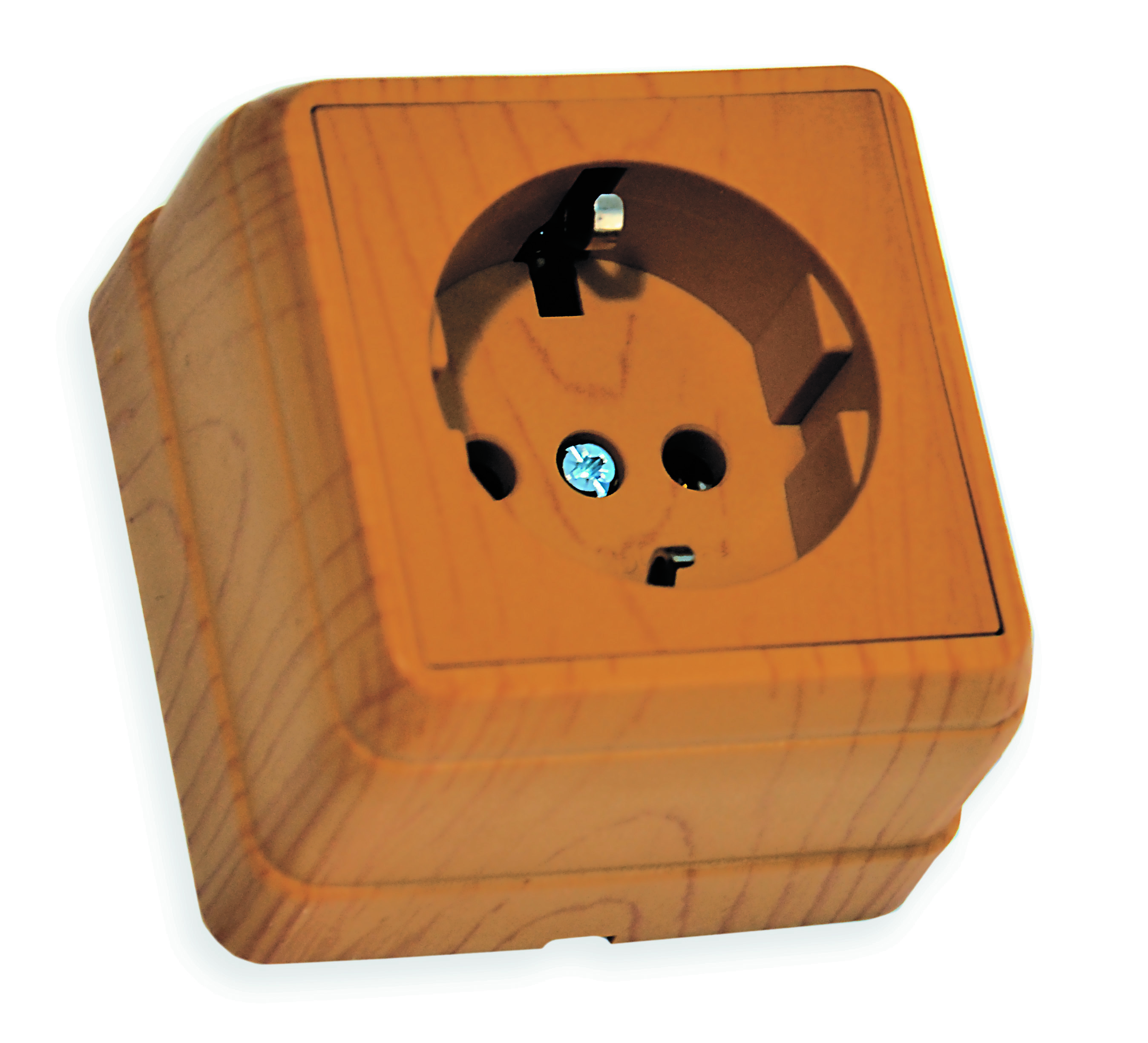 Розетка з/з, 16А, BRON, Mutlusan, дуб, (2160 100 0258)