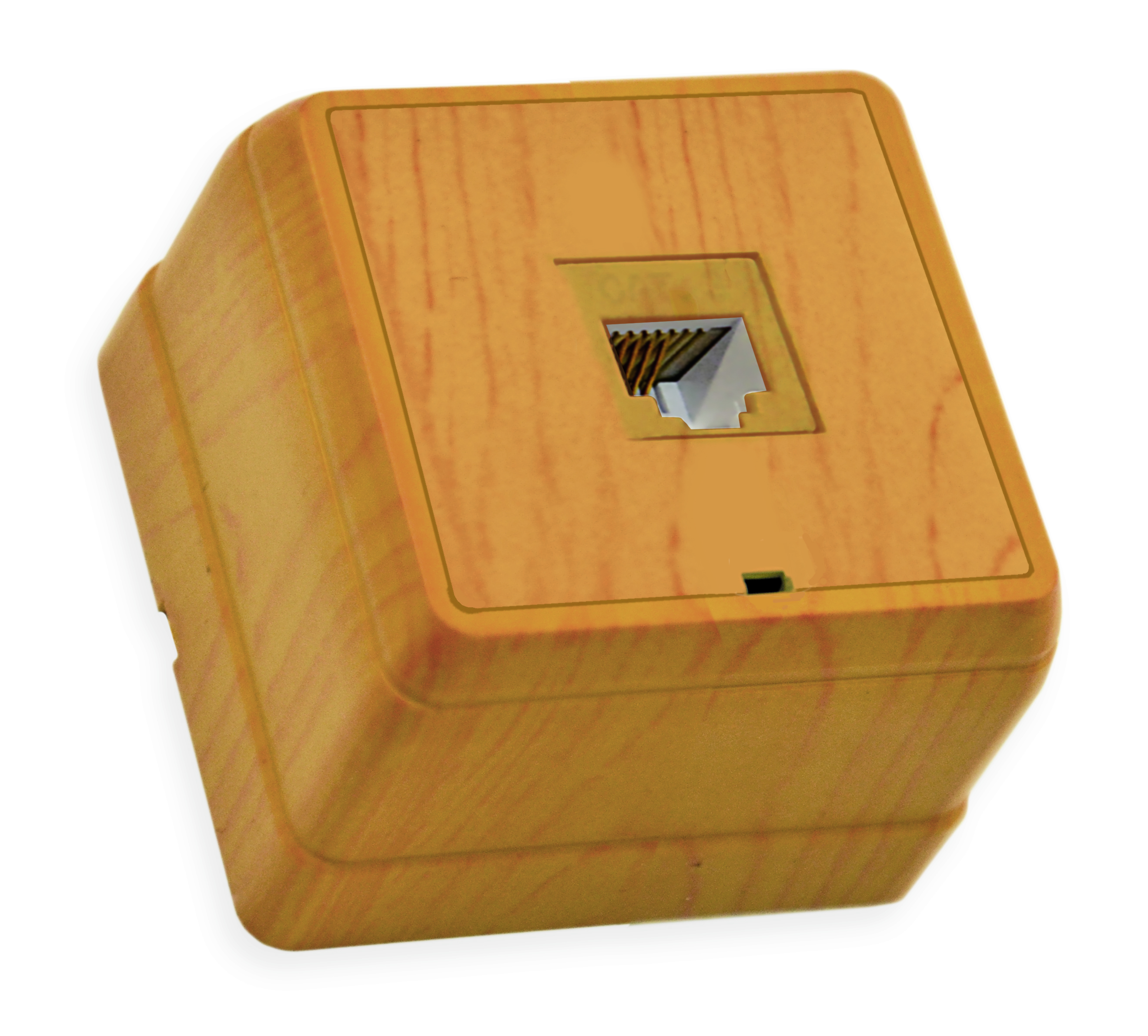 Розетка телеф. 1*Rj12, BRON, Mutlusan, "дуб", (2160 125 0258)