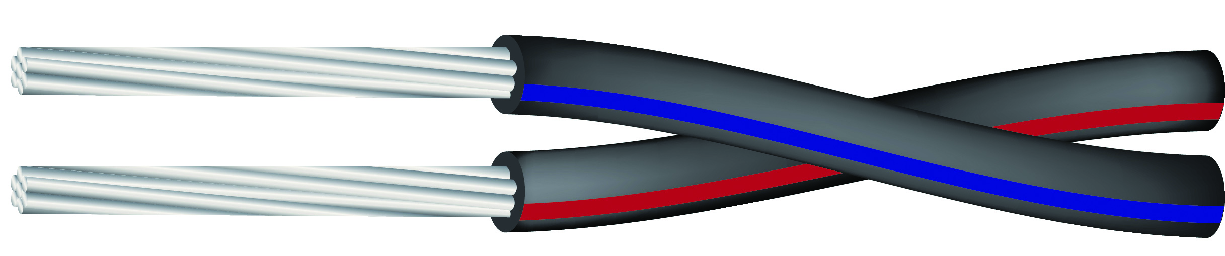 Провід самонесучий ізольований СІП-4Т 2х10 (1м) "СВІТ-БУД електро"