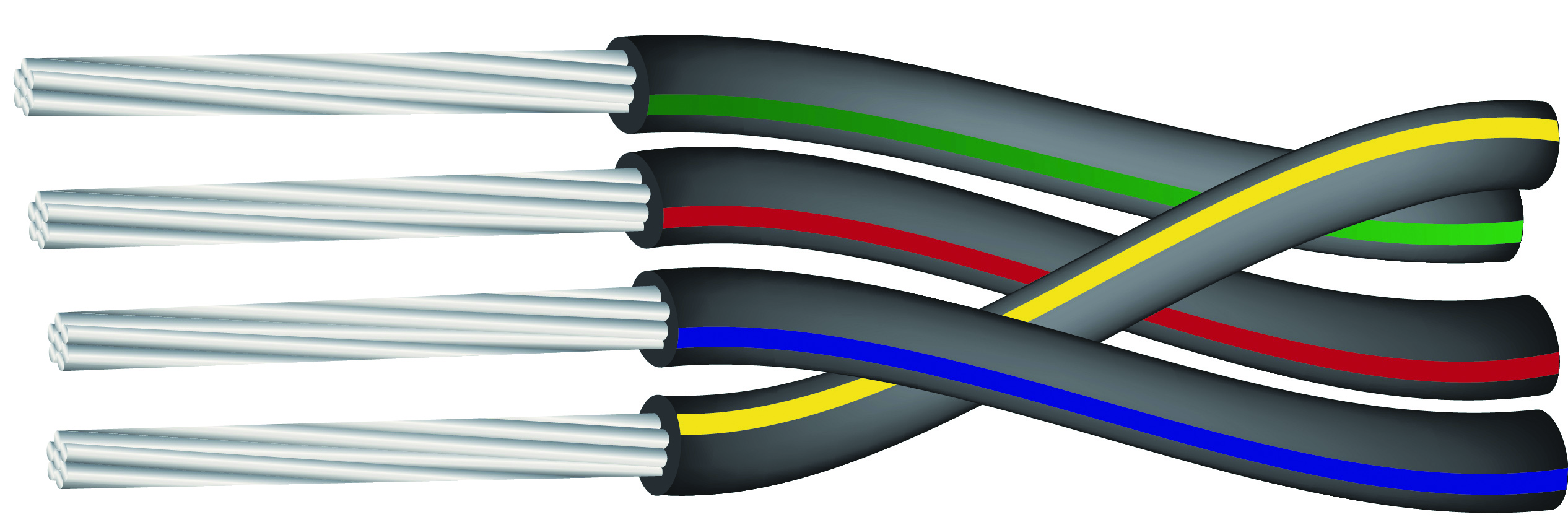Провід самонесучий ізольований СІП-4Т 4х16 (1м) "СВІТ-БУД електро"