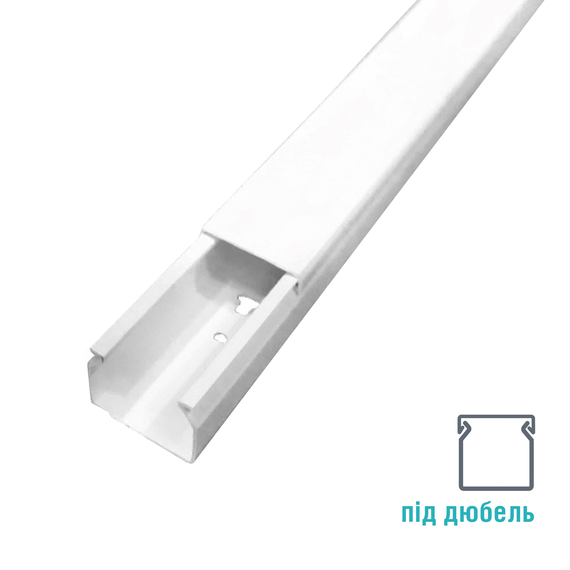 Кабель-канал 15х10/2000мм, Deluxe Mutlusan, (001 148 015010 20 00)