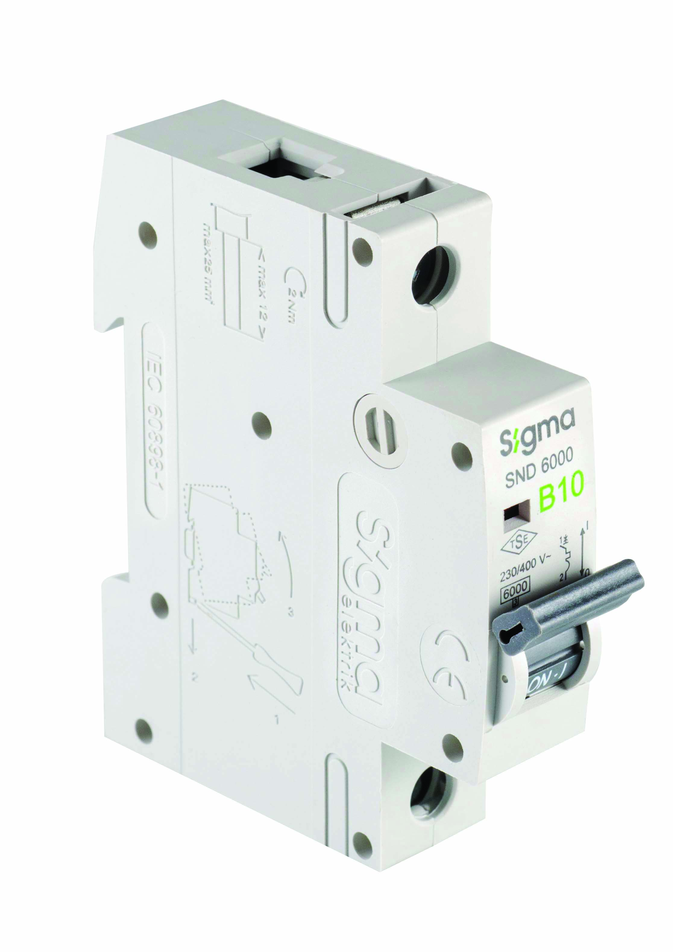 Авт. вимикач SIGMA 6кА, 1Р, 2А "С" (6SM102C)