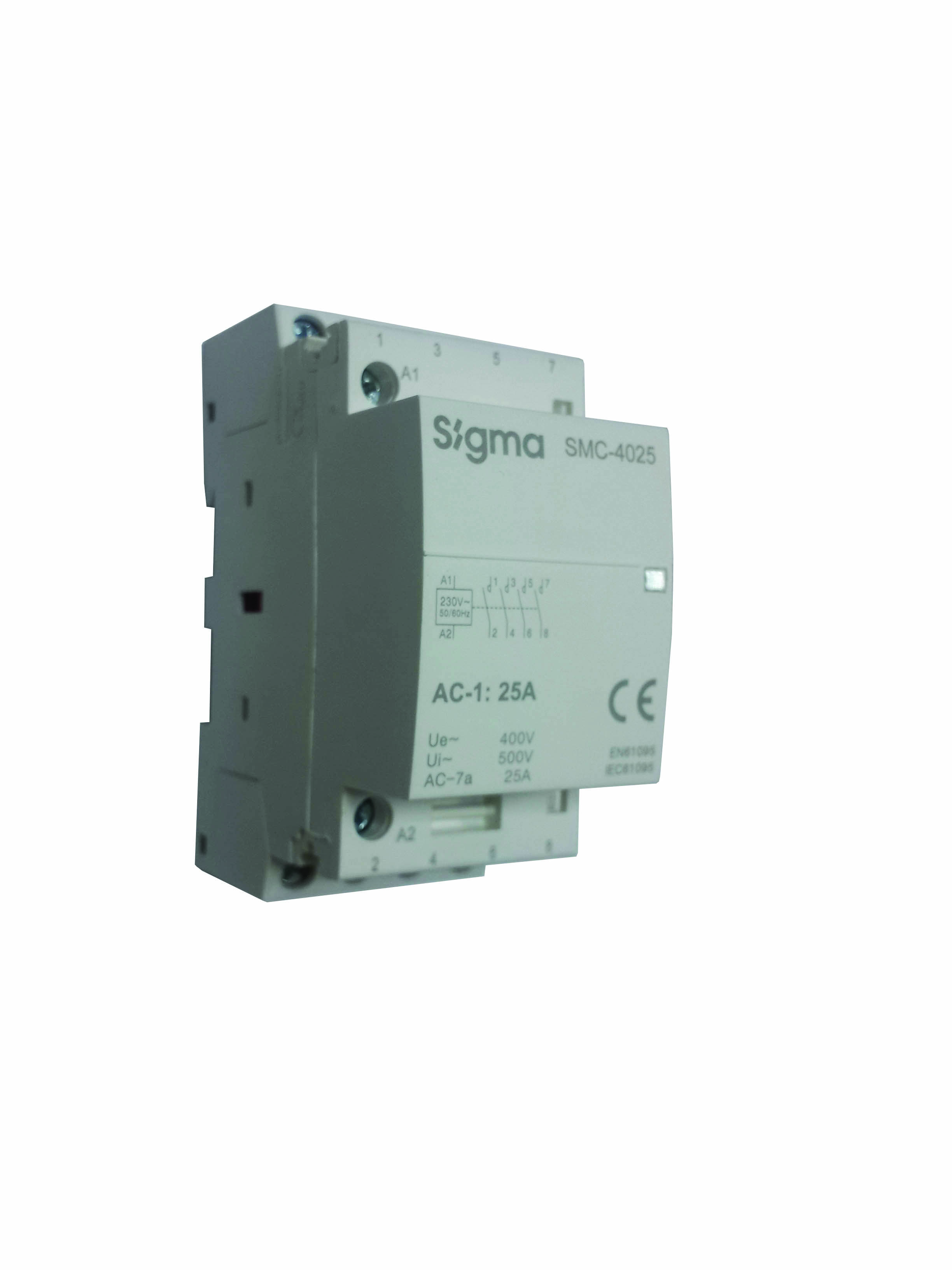 Контактор модульний SIGMA 25А, 4Р, 4NO, 230V (SMC-4025-4NO)