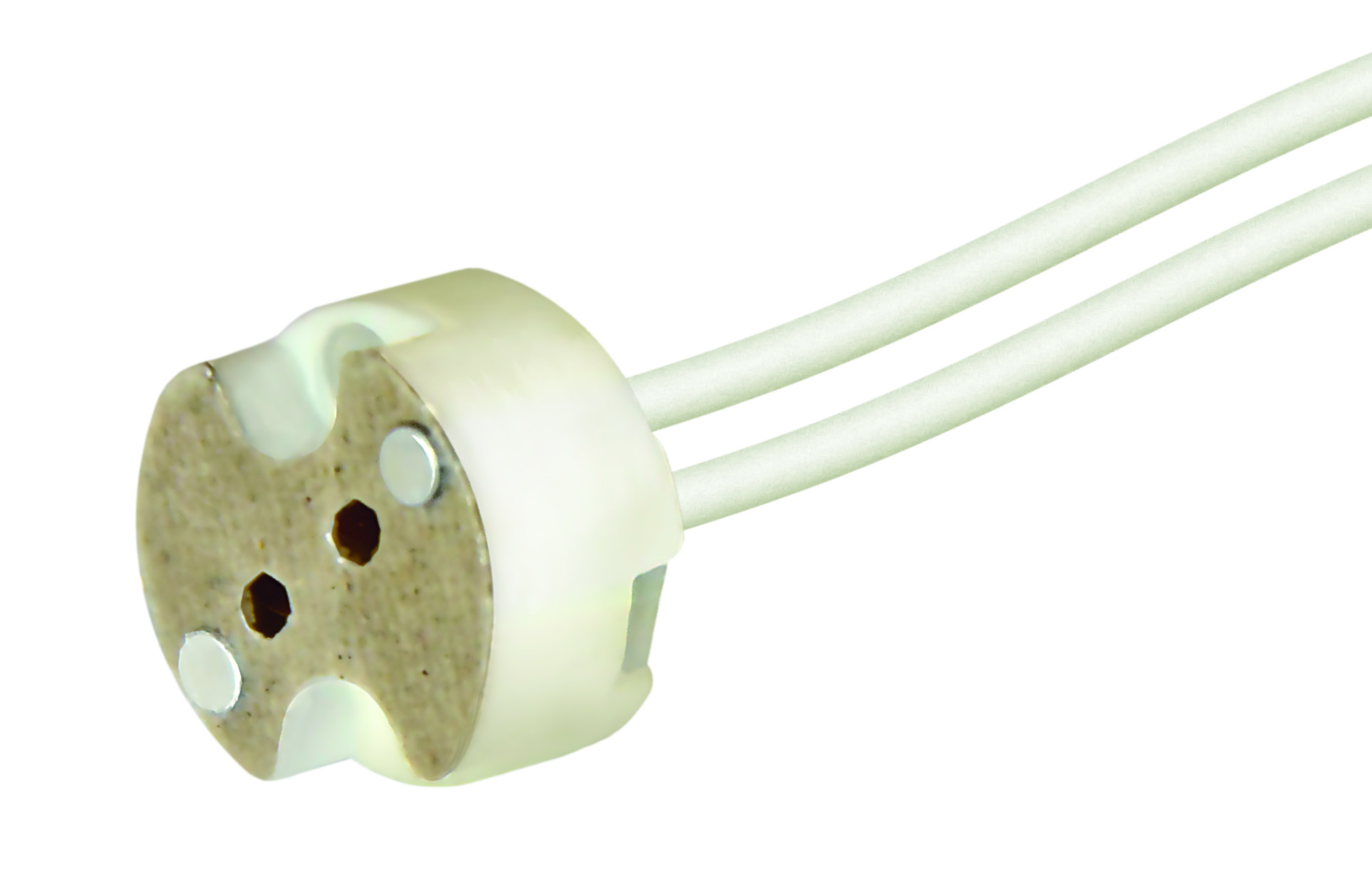 Патрон G5,3 кераміка 4А, 250В, провода 15 см