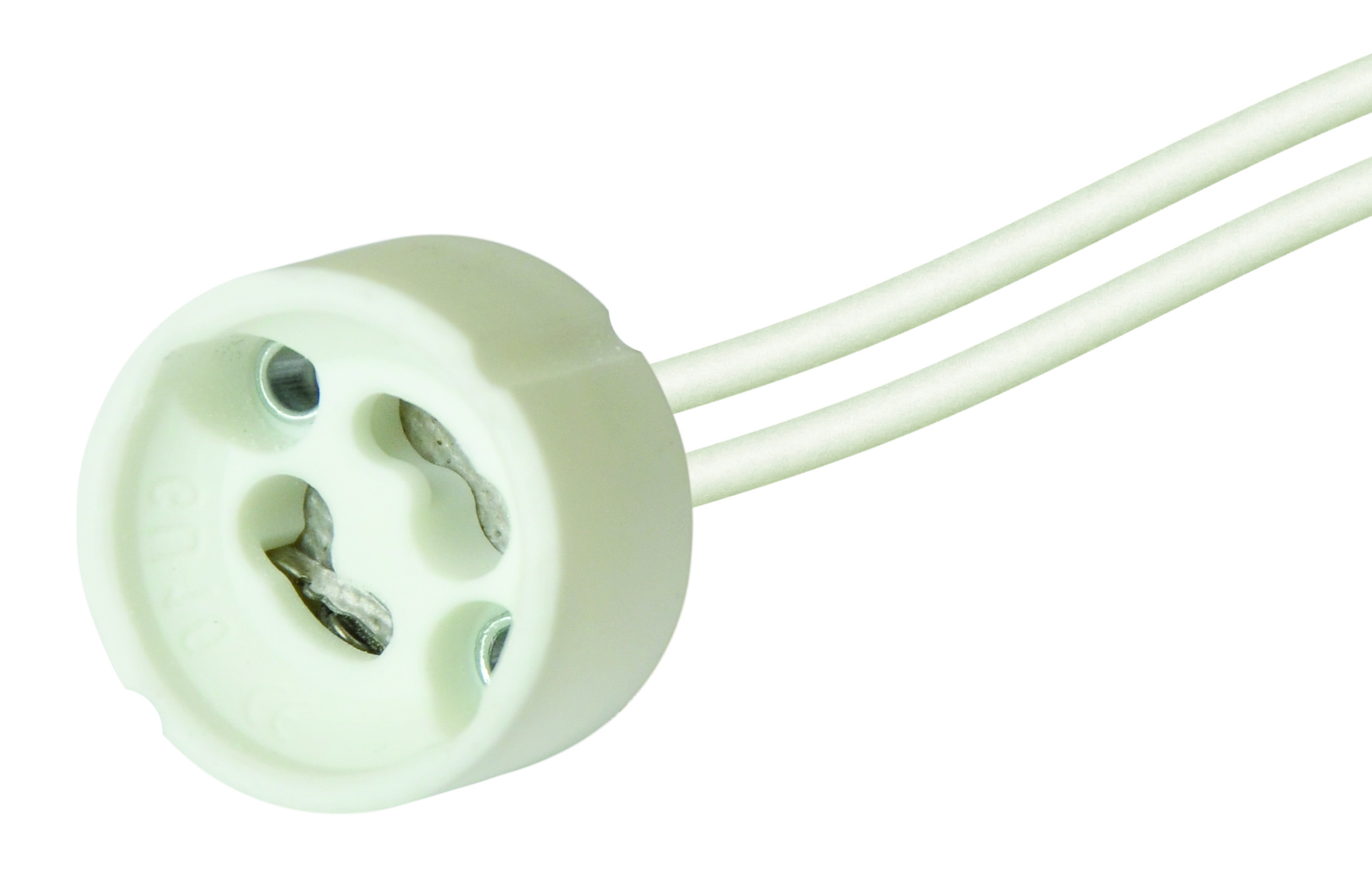 Керамічний патрон GU10, 4 A, 250 В, провід 15 см