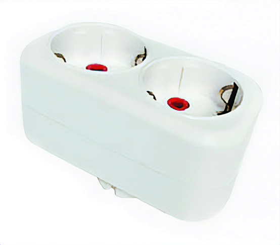 Двійник-розгалужувач з/з, 16А, прямий, "Mutlusan", (001 170 033003 00 00)