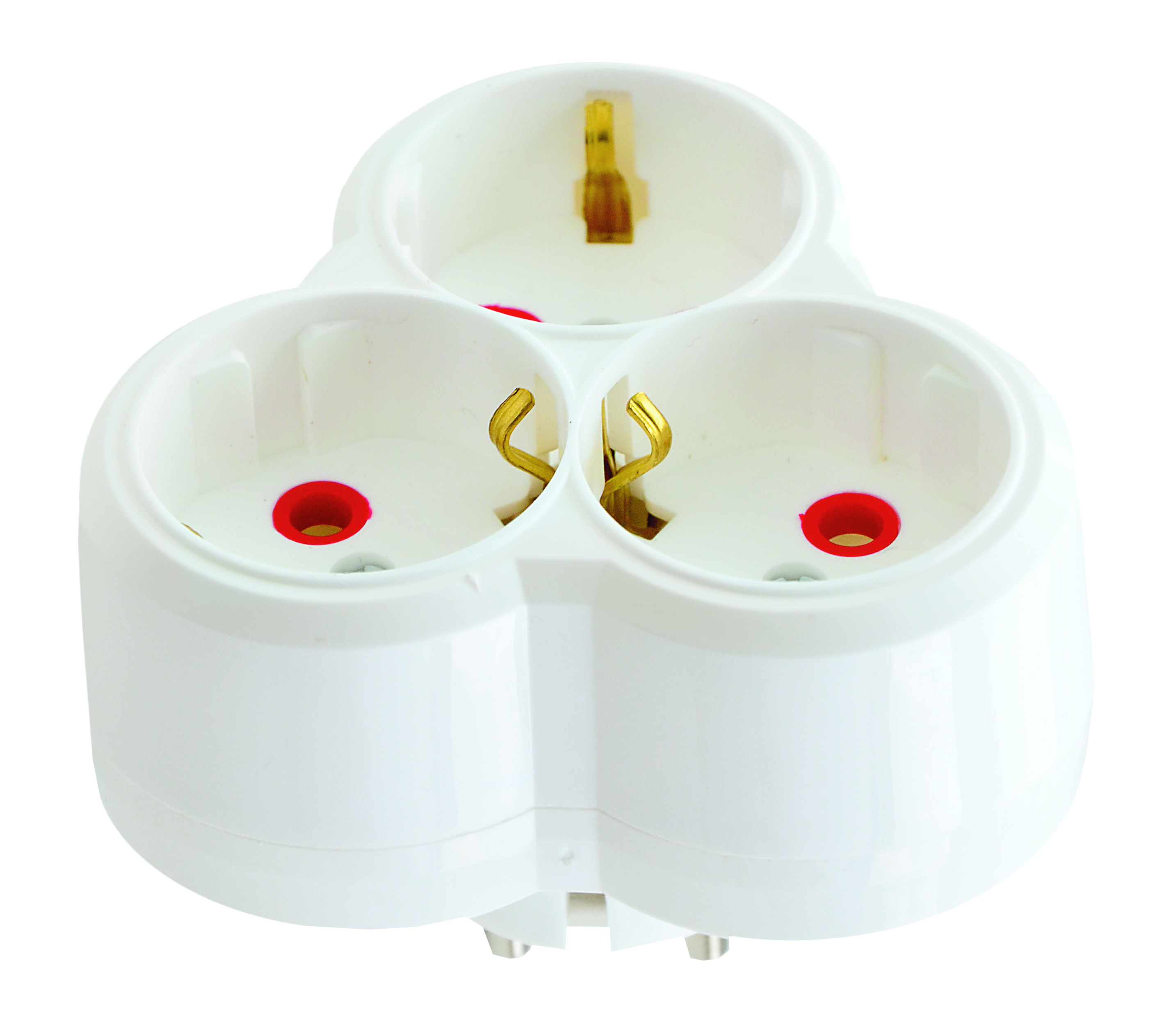 Трійник-розгалужувач з/з, 16А, тип "клевер", Mutlusan, (001 170 033002 00 00)