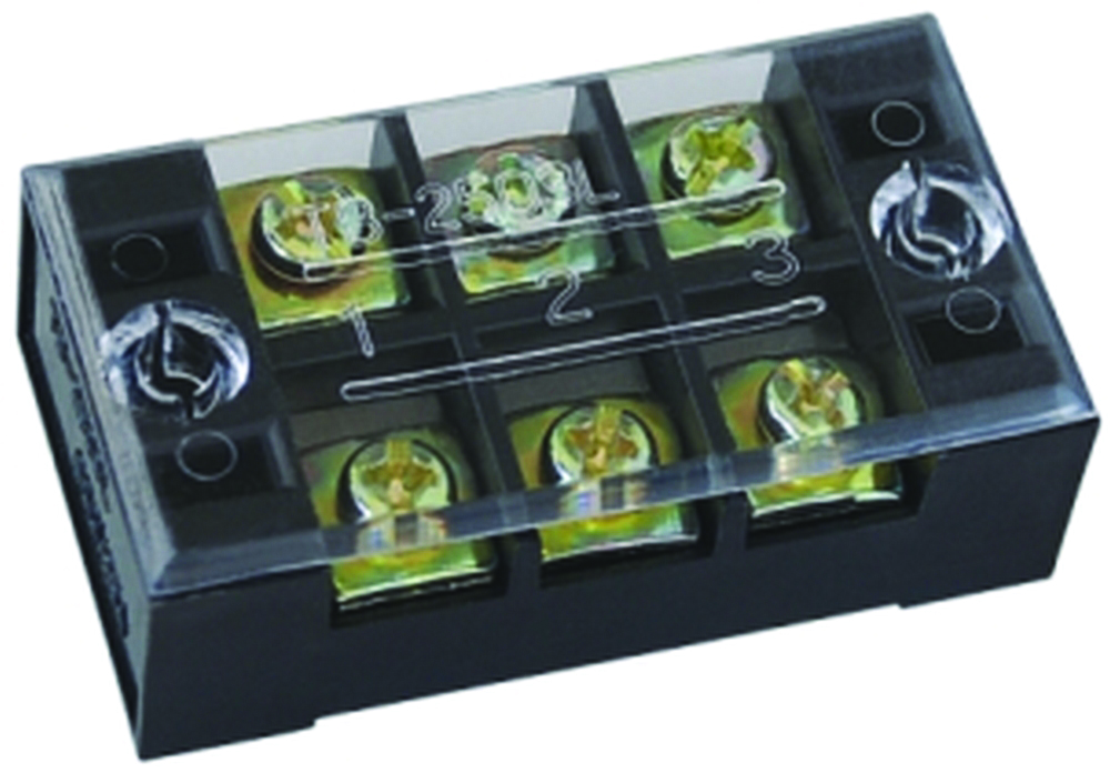 Клемна колодка захищена 3 /25А карболіт/PC