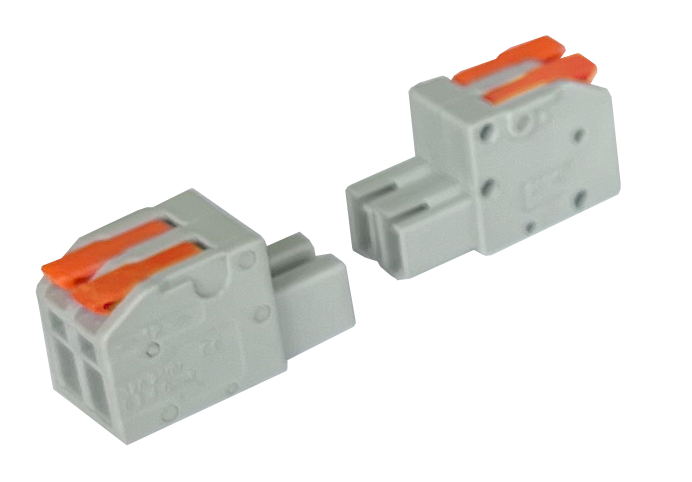 Клема з’єднувальна універсальна двостороння розбірна 2/2 отвори