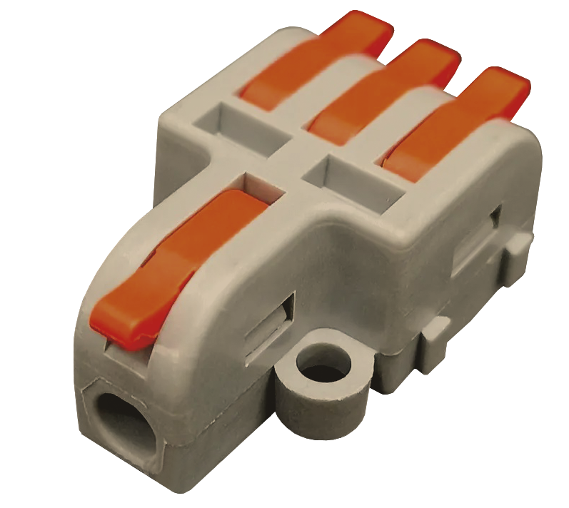 Клема з’єднувальна універсальна двостороння 1/3 отвори