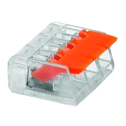 Клема з’єднувальна універсальна прозора 3 отвори