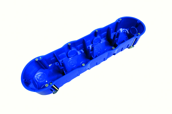 Коробка під гіпсокартон, 3-на, 215х70х46 мм,  D 60мм