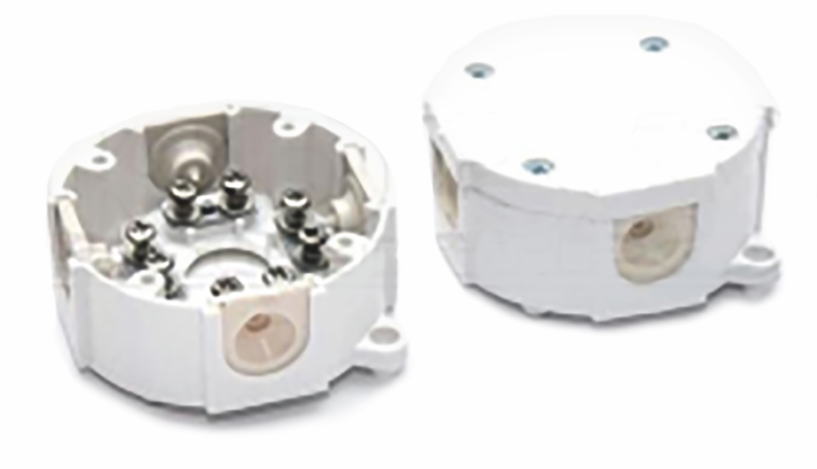 Коробка д/розвед. пров. з клем. колодками 4х2,5, відк.уст. 75х75, h 35мм, IP44, кріпл.кришки-гвинт.