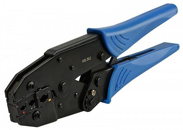 Обтискний інструмент вилочних та кільцевих наконечників 0,5-6 мм2, HS-30J