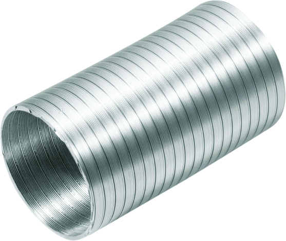 Алюмінієвий гофрований повітровод діаметром 125 мм, товщиною 80 мкм, довжина 1,5 м